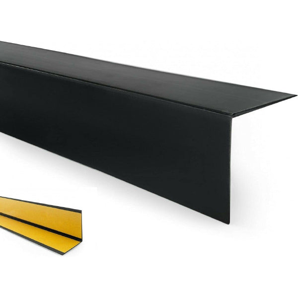 1m Self Adhesive PVC 90° Corner Trim – Wall Edge Protector with Smooth Finish
