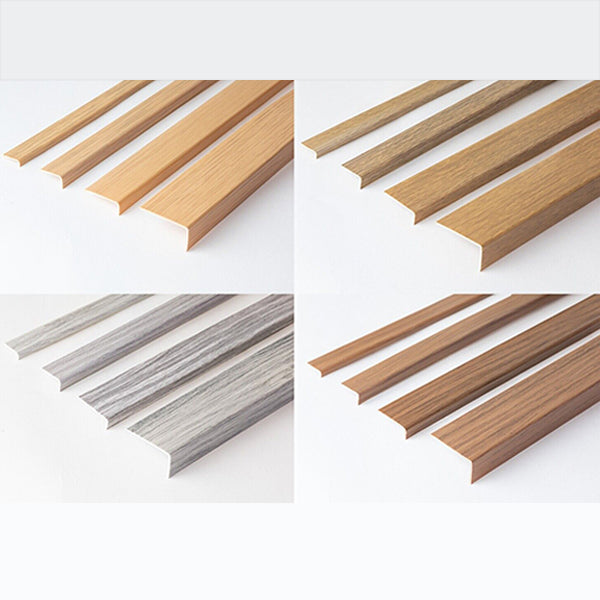 1m Wood Effect PVC Corner Trim – Unequal 90° Angle Moulding for Decorative Edge Protection