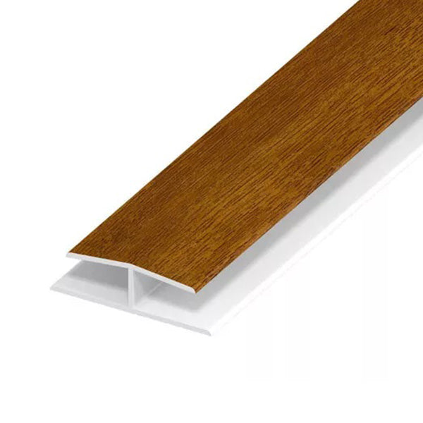 Flat uPVC H Trim Joint Strip – 300mm Soffit Panel Connector for 9–10mm Boards