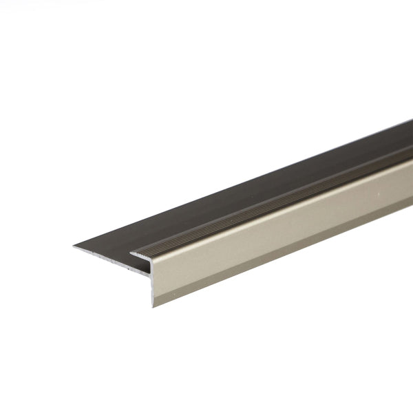 900 x 12.5 x 8mm Anodised Aluminium Carpet Edge Trim – For 3mm Floor Transition