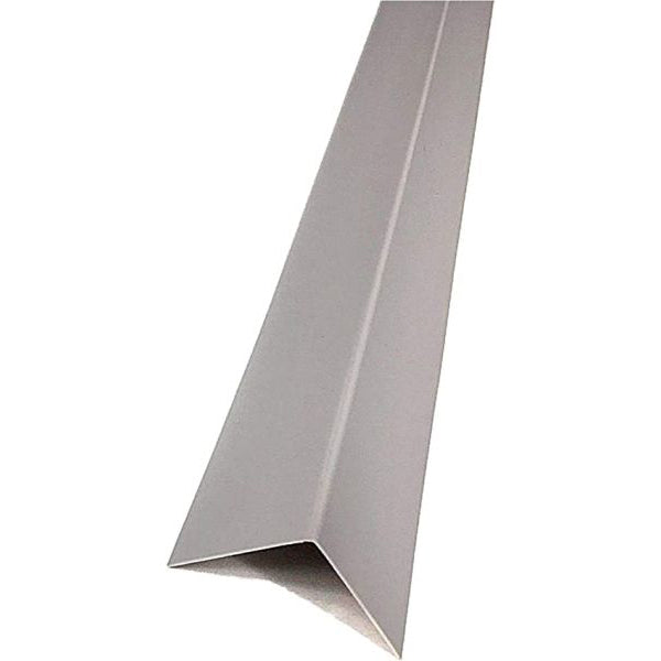Light Grey PVC 90° Corner Trim – 1m Edge Protector for Walls and Surfaces