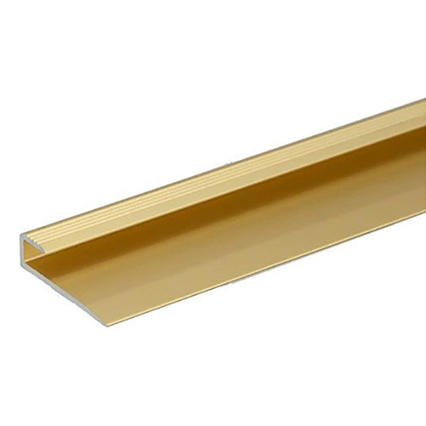 Aluminium U-Edging Profile Trim for 5mm LVT Flooring – Screw Fix