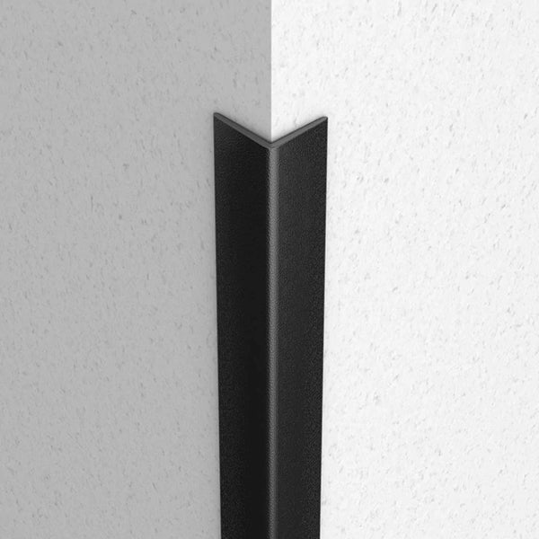 2.9m Black PVC 90° Angle Trim – For Interior and Exterior Use