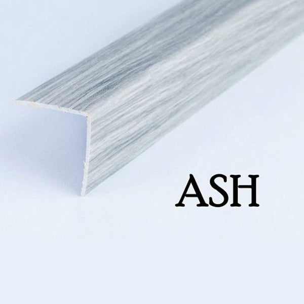 1m Wood Effect PVC 90° Angle Trim – Wall Corner and Edge Protector