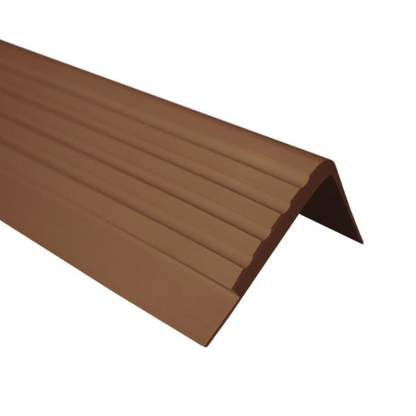 42 x 40mm Anti Slip PVC Rubber Stair Nosing – Flexible Rounded Angle Trim