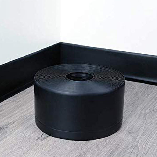 10m Flexible PVC Skirting Tape – Self Adhesive Floor-to-Wall Border Strip